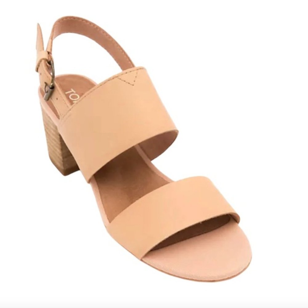 Toms Poppy Block Heel Sandals
